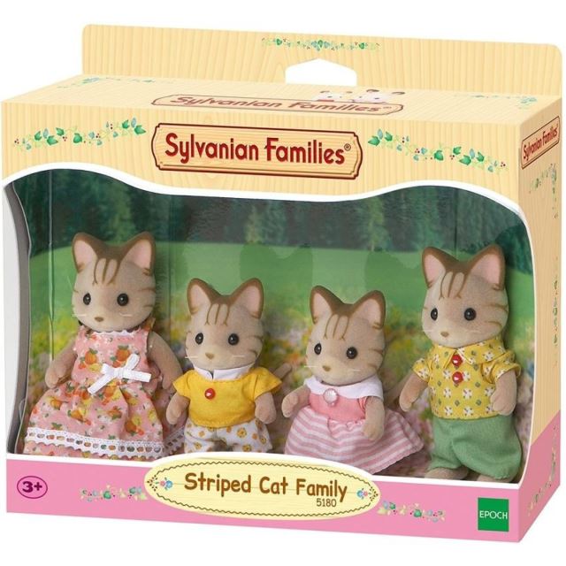 Sylvanian Families 5180 Rodina pruhovaných koček