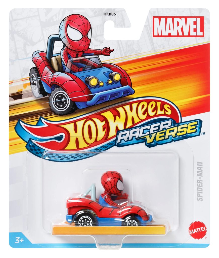 Mattel hot wheels racerverse marvel spider-man hkb96