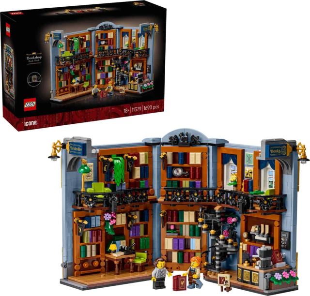 LEGO® Icons 11379 Knižná zarážka: Kníhkupectvo