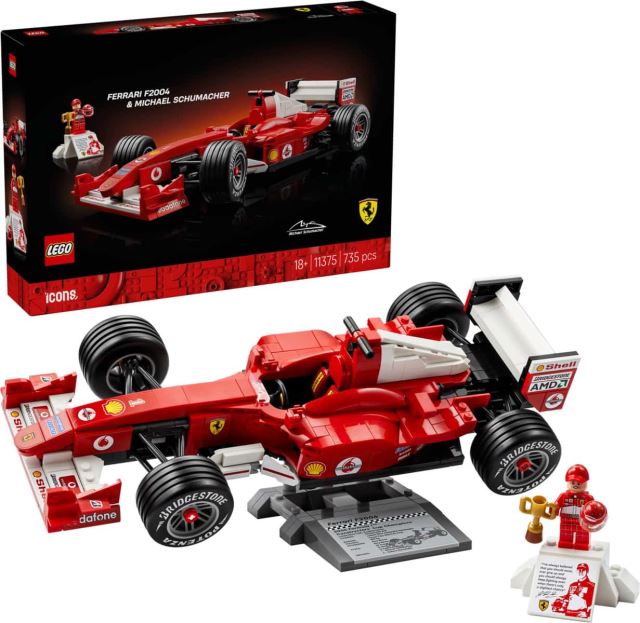 LEGO® Icons 11375 Ferrari F2004 a Michael Schumacher
