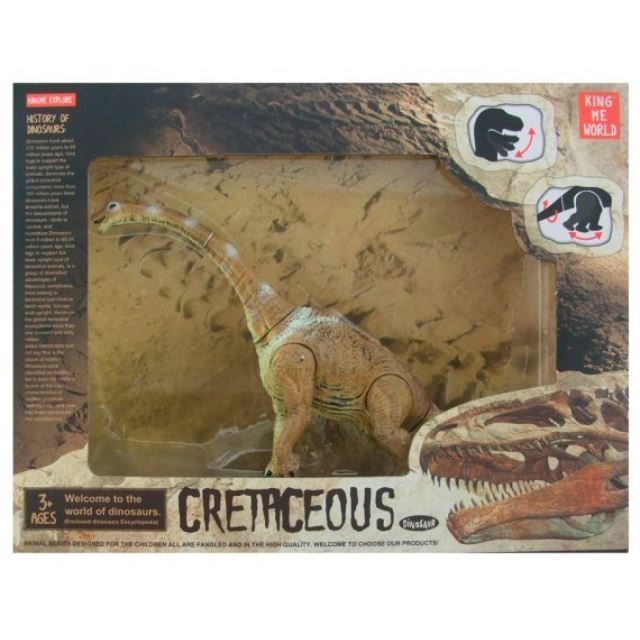 Cretaceous Brachiosaurus s pohyblivými končatinami 16 cm