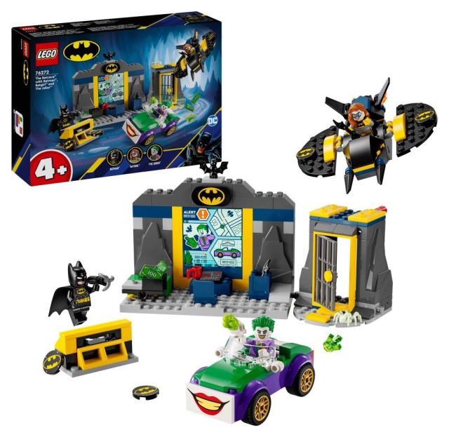 LEGO® DC 76272 Batmanova jaskyňa a Batman™, Batgirl™ a Joker™