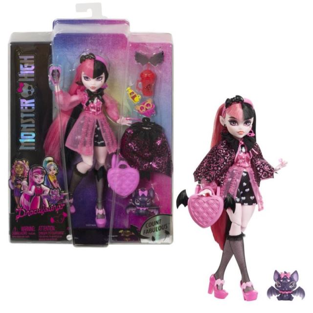 Mattel Monster High Bábika Monsterka DRACULAURA, HHK51