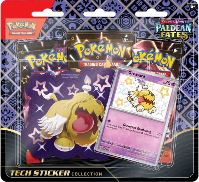 Pokémon TCG: Scarlet & Violet - Paldean Fates Tech Sticker Collection GREAVARD
