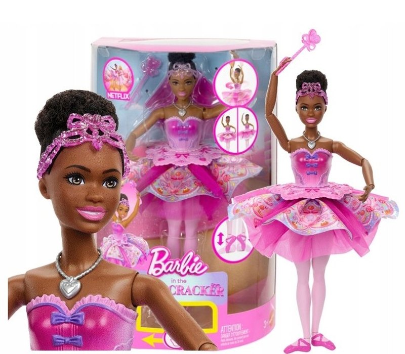 Mattel barbie® louskáček cukrová baletka s tutu sukní, jlw54
