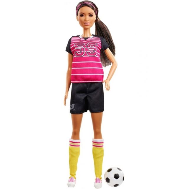 Barbie Povolání 60. výročí Fotbalistka, Mattel GFX26