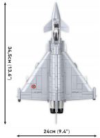 Cobi 5849 Viacúčelové lietadlo Eurofighter F2000 Typhoon Italy (8)