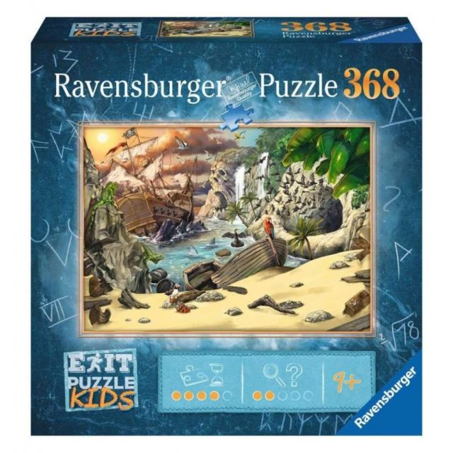 Ravensburger 12954 Exit Kids Puzzle: Piráti 368 dílků