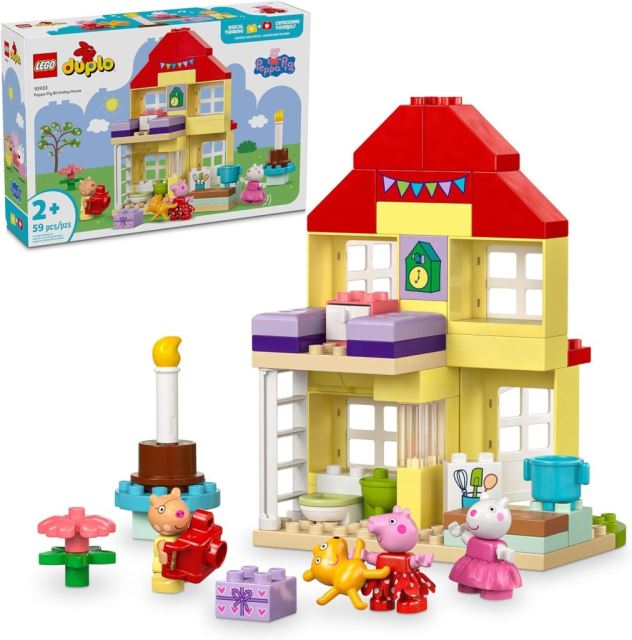 LEGO® DUPLO® 10433 Prasátko Peppa a narozeninový dům