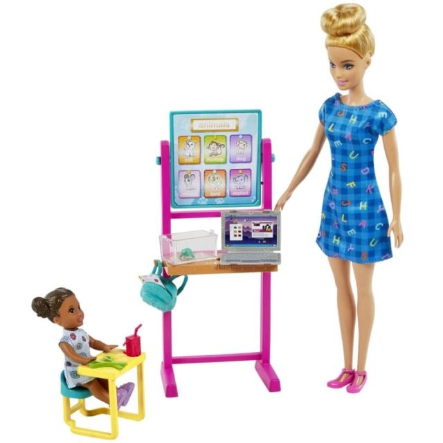 Mattel Barbie Učitelka s žákyní, HCN19