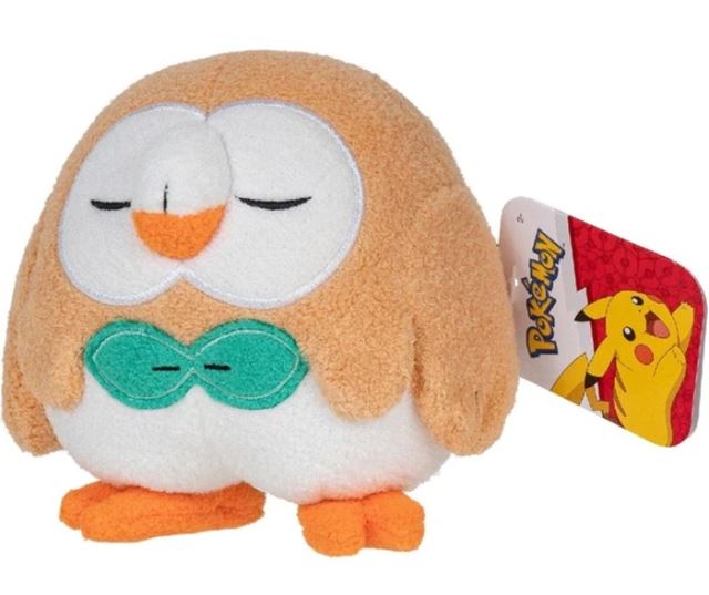 Pokémon Sleeping Plyš ROWLET