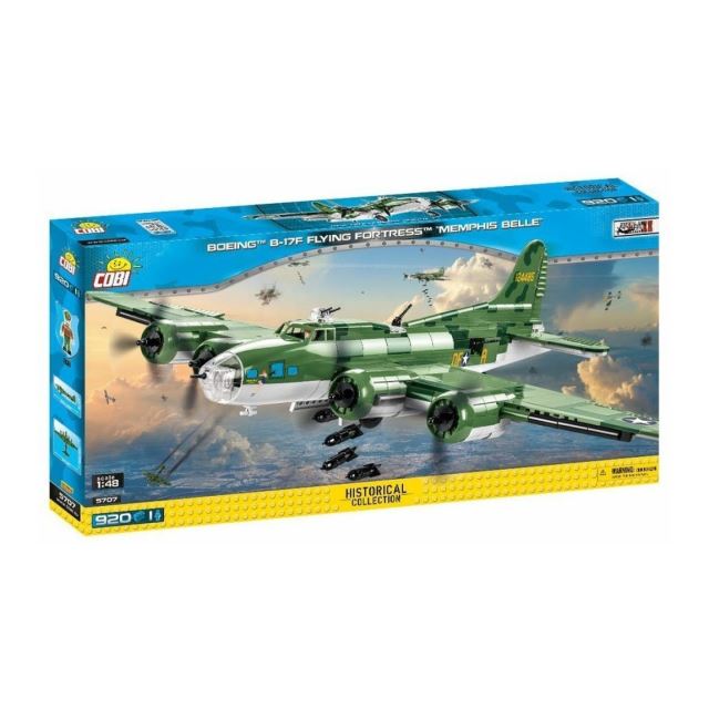 COBI 5707 SMALL ARMY – II WW Boeing B-17F Flying Fortress „Memphis Belle“, 1 : 48