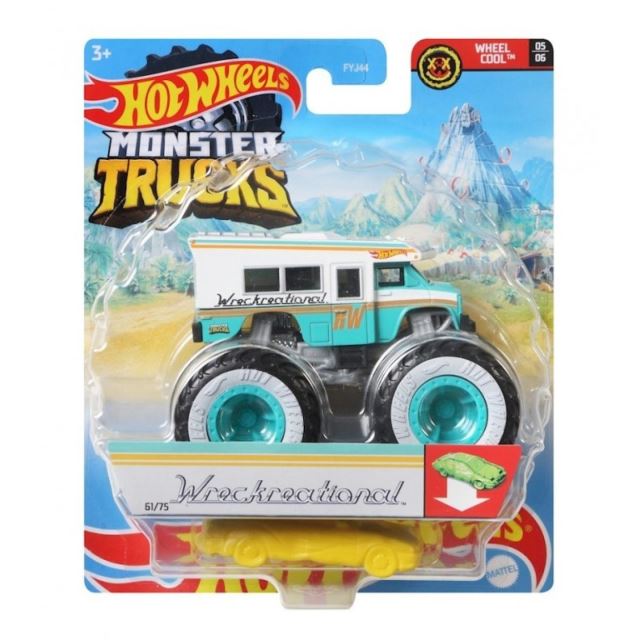 Hot Wheels® Monster Trucks Kaskadérské kousky Wreckreational, Mattel GTH62