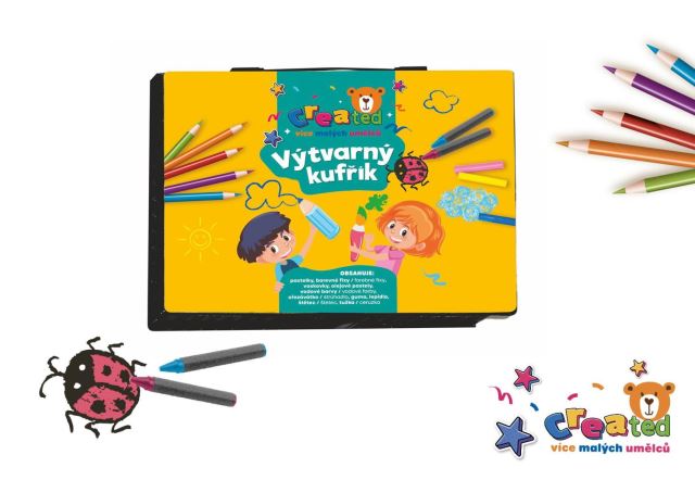 CreaTed Sada na maľovanie - Art box kreatívna sada v plastovom kufríku