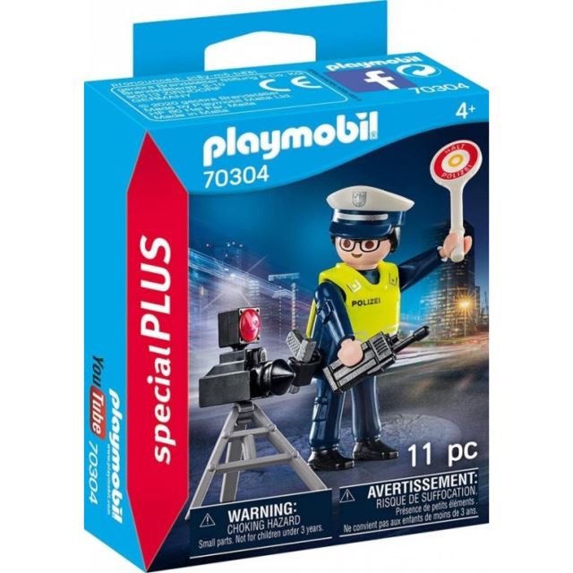 Playmobil 70304 Policista s radarem