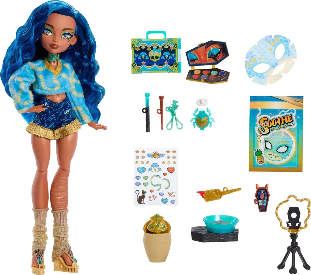 Mattel monster high self-scare secrets cleo de nile, jmg74