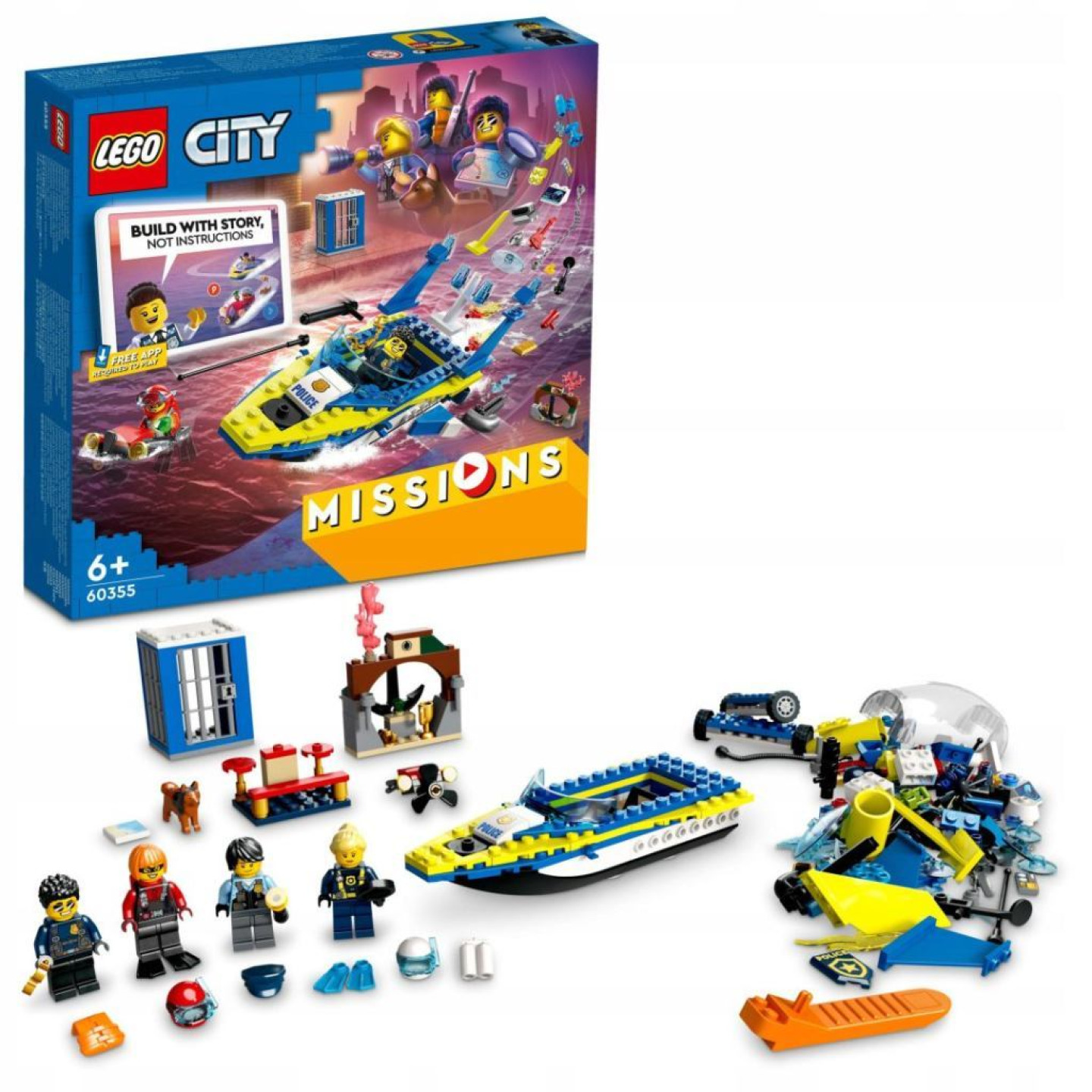 Lego® city 60355 mise detektiva pobřežní stráže