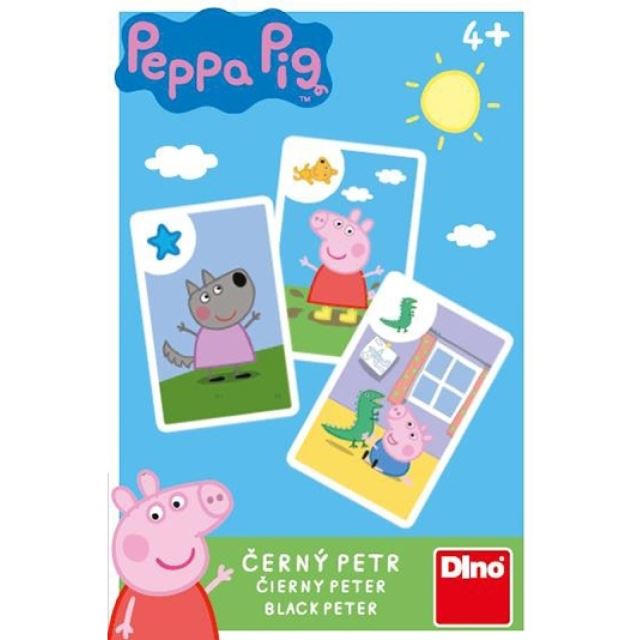Dino Čierny peter Peppa Pig