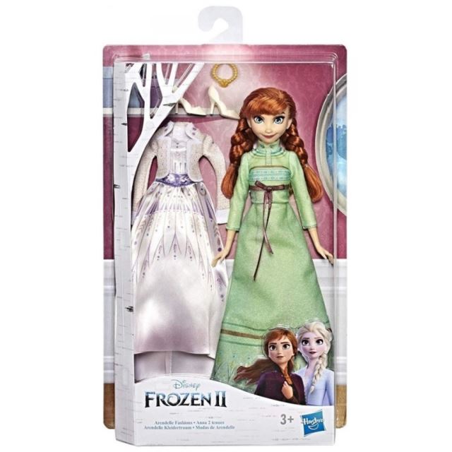 Frozen 2 Stylová Anna s náhradními šaty, Hasbro E6908