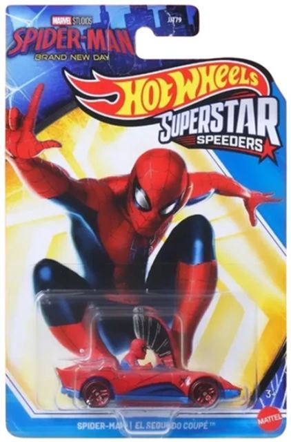 Mattel Hot Wheels® Superstar Speeders SPIDER-MAN, JJT85