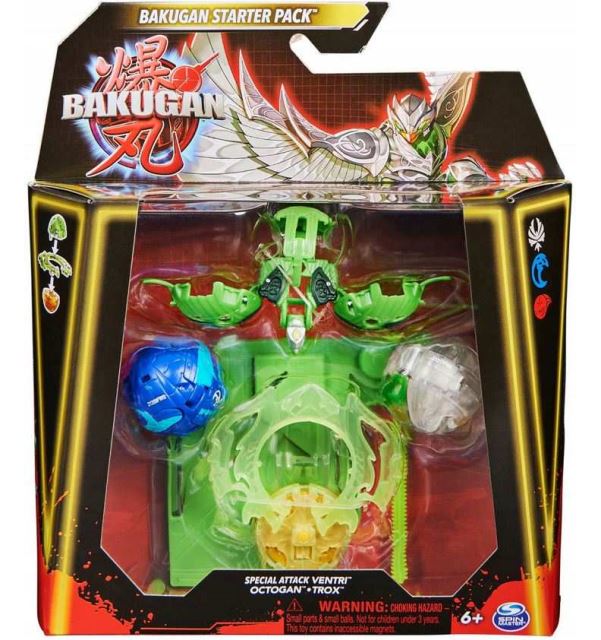 Bakugan™ Špeciálny útok S6 VENTRI OCTOGAN & TROX