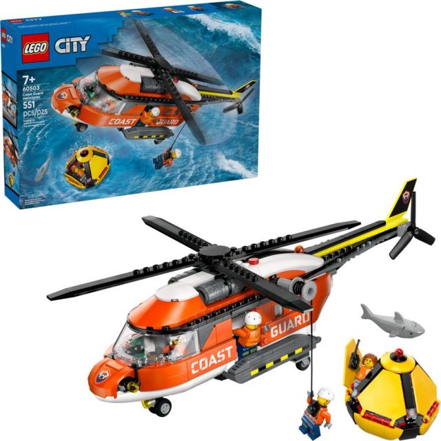LEGO® CITY 60503 Helikoptéra pobrežnej hliadky