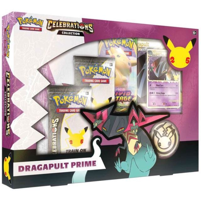 Pokémon TCG: Celebrations - Dragapult Prime Collection Box karetní hra