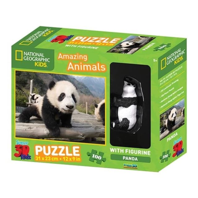 3D Puzzle Panda 100 dílků + figurka pandy
