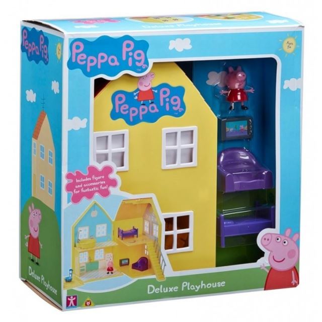 Peppa Pig DeLuxe dům s figurkou a příslušenstvím