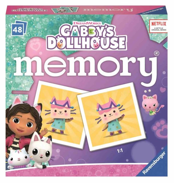 Ravensburger 20956 Mini Pexeso Gabby's Dollhouse