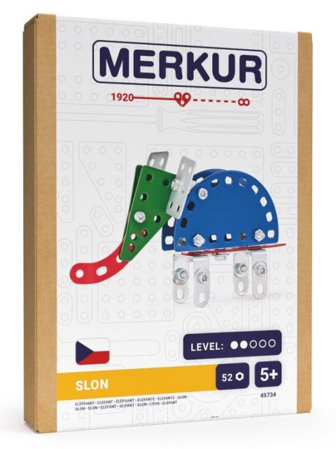 Merkur Mini ZOO - Slon, 52 dílků