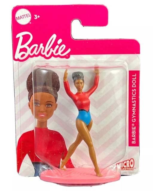 Mattel Barbie® Mikro bábika športovkyňa gymnastka, HCH18