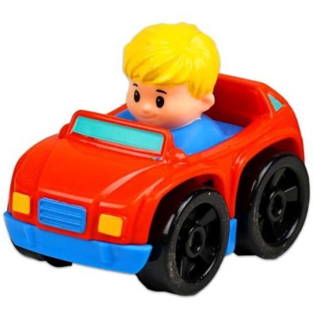 Little People mini autíčko SUV červené, Fisher Price DRG94
