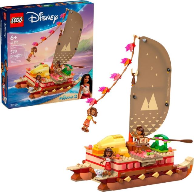 LEGO® Disney™ 43270 Vaiana a dobrodružství na kánoi