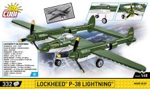 Cobi 5882 Americké stíhacie lietadlo Lockheed P-38 Lightning (1)
