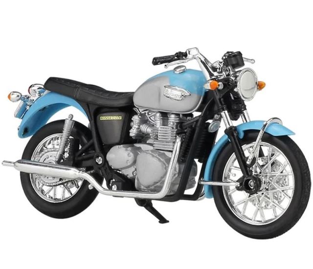 Kovový model motorky '02 TRIUMPH BONNEVILLE 1:18