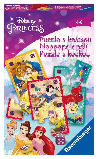 Ravensburger 20913 Disney Princess: Puzzle hra s kockou