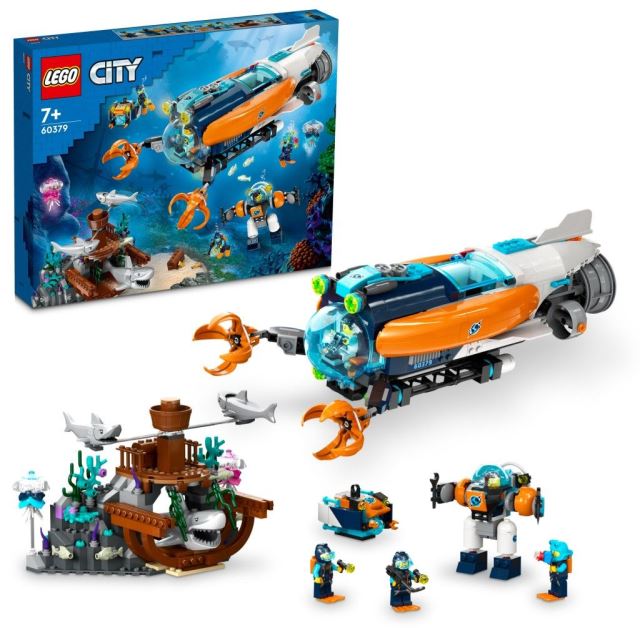 LEGO® CITY 60379 Prieskumná ponorka na dne mora