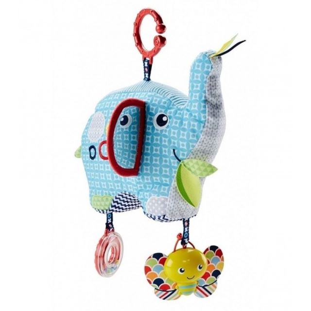 Fisher Price Měkkoučký sloník s aktivitami, Mattel FDC58