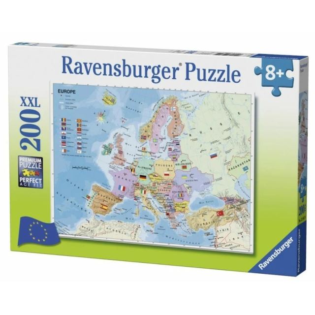 Ravensburger 12841 Mapa Európy 200 dielikov