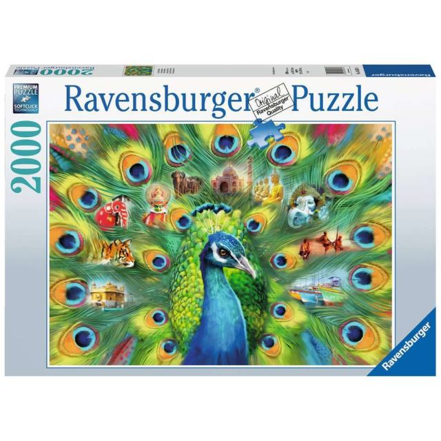 Ravensburger 16567 Puzzle Krajina pávov 2000 dielikov
