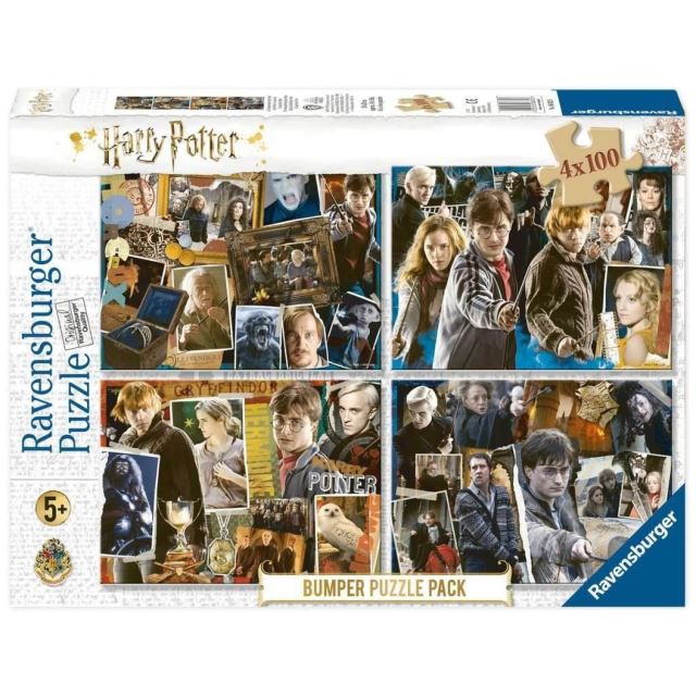 Ravensburger 06832 Puzzle Harry Potter set 4x100 dílků