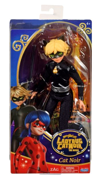 Miraculous: Lienka a Čierny kocúr filmová línia - bábika Čierny kocúr