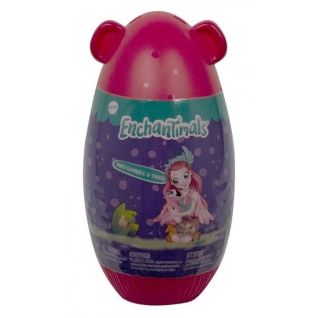 ENCHANTIMALS Panenka ve vajíčku Fanci Flamingo & Swash, Mattel GTM34/GPL94