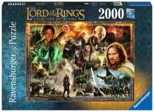 Ravensburger17293 Puzzle Pán prsteňov: Návrat kráľa 2000 dielikov