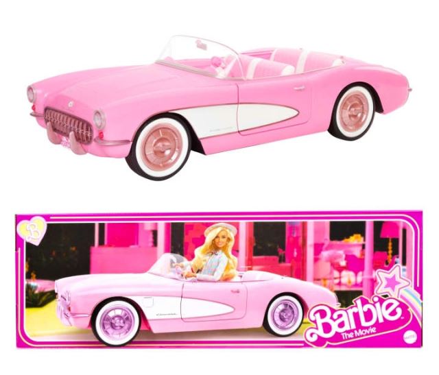 Mattel Barbie® Barbie The Movie Kabriolet ružová Corvette, HPK02