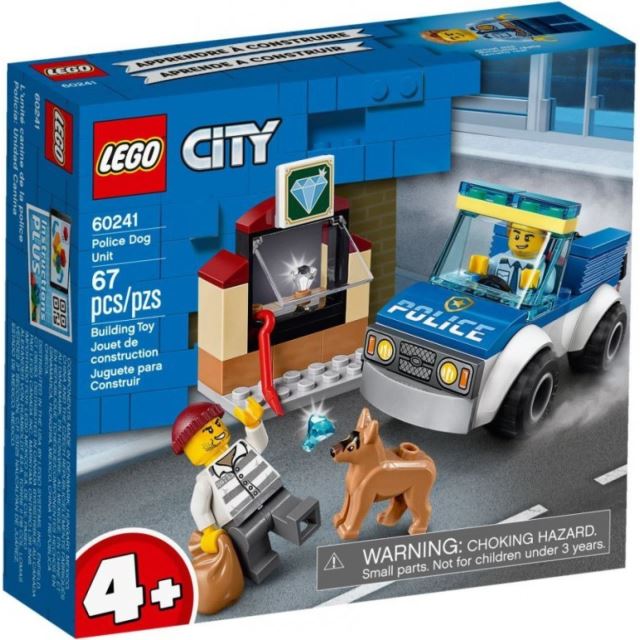 LEGO CITY 60241 Jednotka s policejním psem
