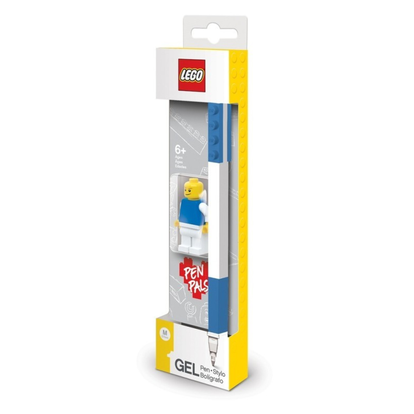 Lego® gelové pero s minifigurkou, modré - 1 ks