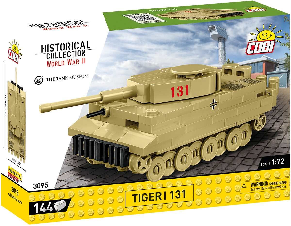 Cobi 3095 II WW Tiger I číslo 131, 1:72, 144 k