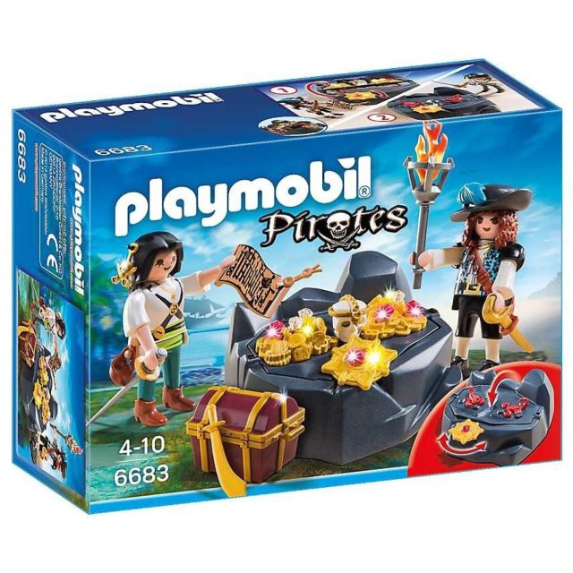 Playmobil 6683 Pirátská skrýš s pokladem